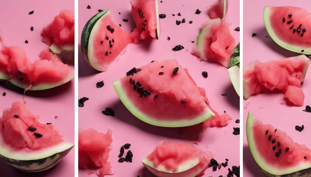 splattering fleshy fruit explosion