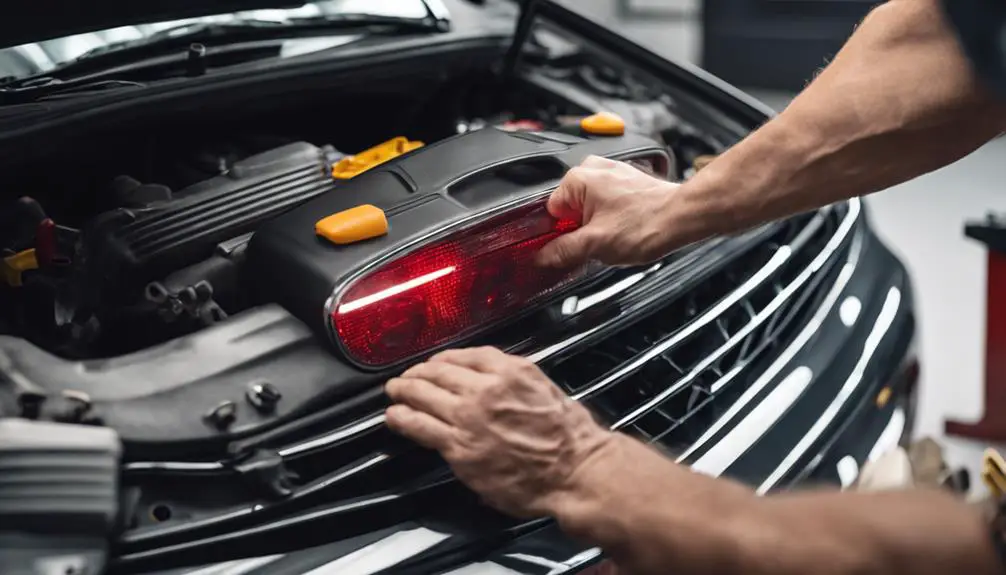adjusting brake light height