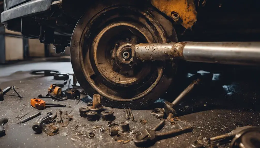 axle shaft failure indicators