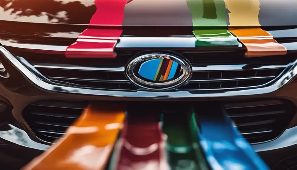 bumper color matching techniques