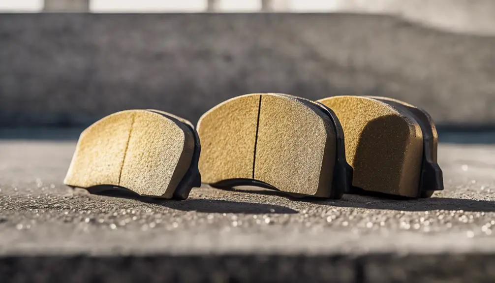 dry condition brake pads