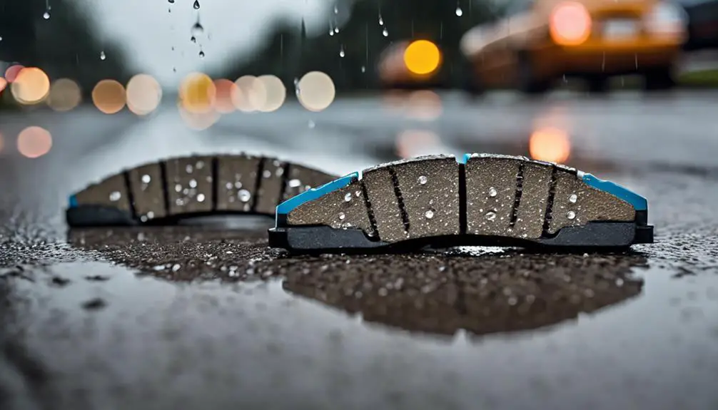 wet condition brake pads