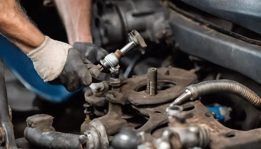 worn joint steering issues
